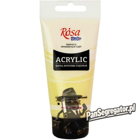 Farba akrylowa Rosa Studio 75ml NAPLES YELLOW 411