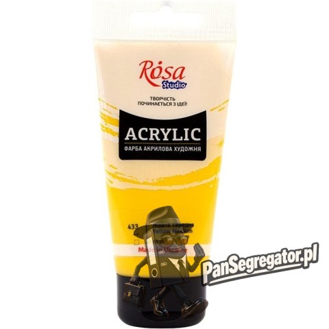Farba akrylowa Rosa Studio 75ml YELLOW MEDIUM 433