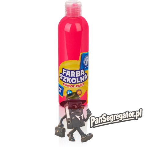 Farba plakatowa szklona 250ml fluorescencyjna różowa 301217032 ASTRA