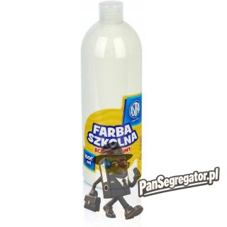 Farba plakatowa szkolna 1000ml biała 301217046 ASTRA