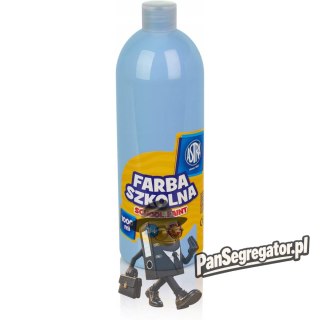 Farba plakatowa szkolna 1000ml błękitna 301217059 ASTRA