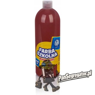 Farba plakatowa szkolna 1000ml brązowa 301217056 ASTRA
