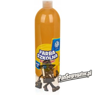 Farba plakatowa szkolna 1000ml brązowa jasna 301217057 ASTRA