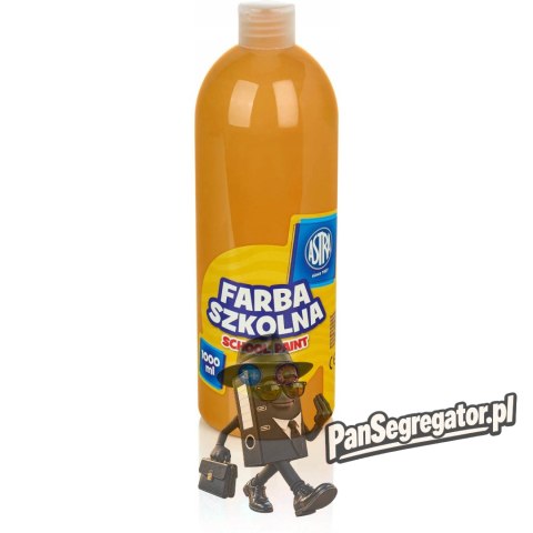 Farba plakatowa szkolna 1000ml brązowa jasna 301217057 ASTRA