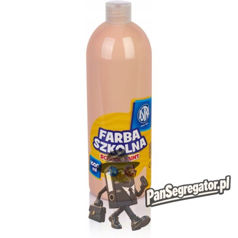 Farba plakatowa szkolna 1000ml cielista beżowa 301217062 ASTRA