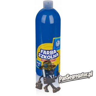 Farba plakatowa szkolna 1000ml ciemna niebieska 301217048 ASTRA
