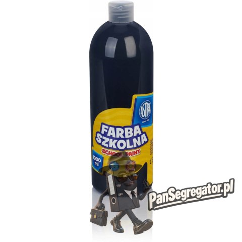 Farba plakatowa szkolna 1000ml czarna 301217055 ASTRA