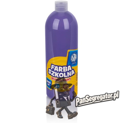 Farba plakatowa szkolna 1000ml fioletowa 301217058 ASTRA