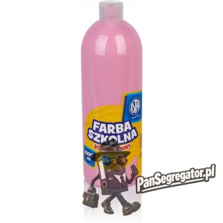 Farba plakatowa szkolna 1000ml jasna różowa 301217061 ASTRA