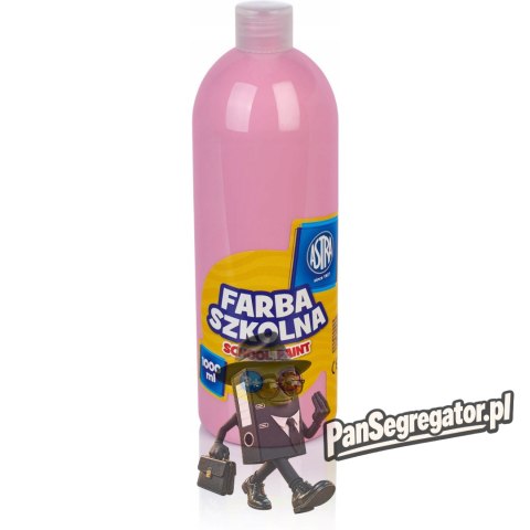 Farba plakatowa szkolna 1000ml jasna różowa 301217061 ASTRA