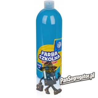 Farba plakatowa szkolna 1000ml niebieska 301217047 ASTRA