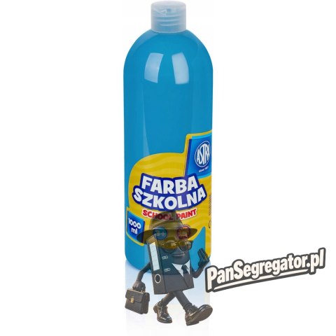 Farba plakatowa szkolna 1000ml niebieska 301217047 ASTRA