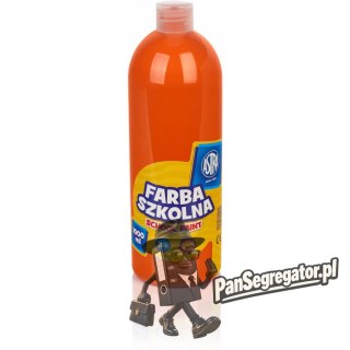 Farba plakatowa szkolna 1000ml pomarańczowa 301217060 ASTRA