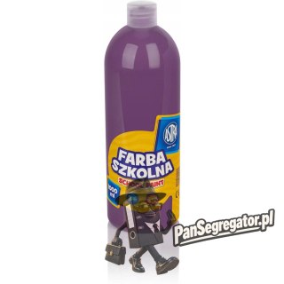 Farba plakatowa szkolna 1000ml śliwkowa fioletowa 301217065 ASTRA