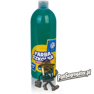 Farba plakatowa szkolna 1000ml szmaragdowa 301217063 ASTRA