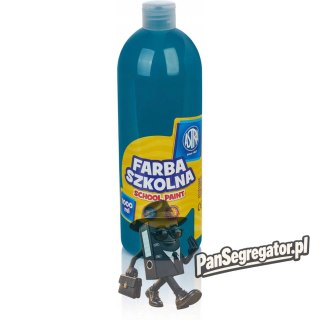 Farba plakatowa szkolna 1000ml turkusowa 301217064 ASTRA