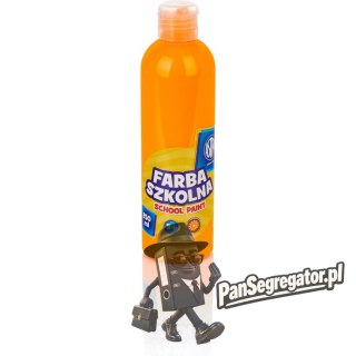 Farba plakatowa szkolna 250ml fluorescencyjna pomarańczowa 301217030