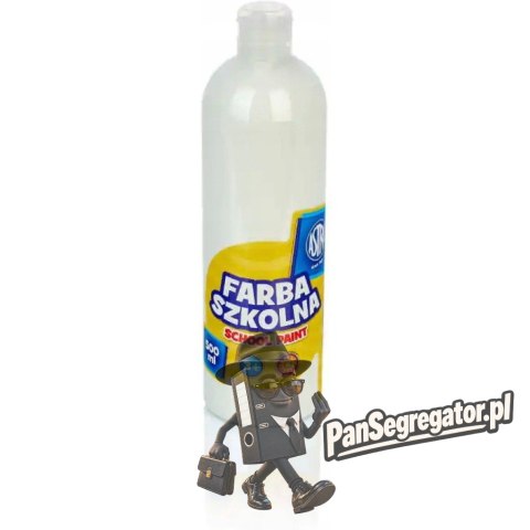 Farba plakatowa szkolna 500ml biała 83410904 ASTRA