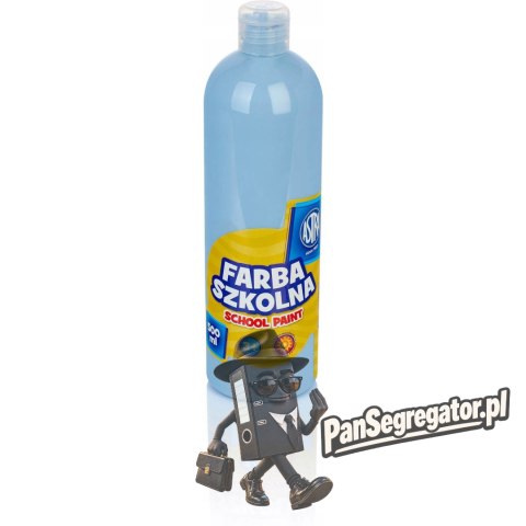 Farba plakatowa szkolna 500ml błękitna 301112006 ASTRA