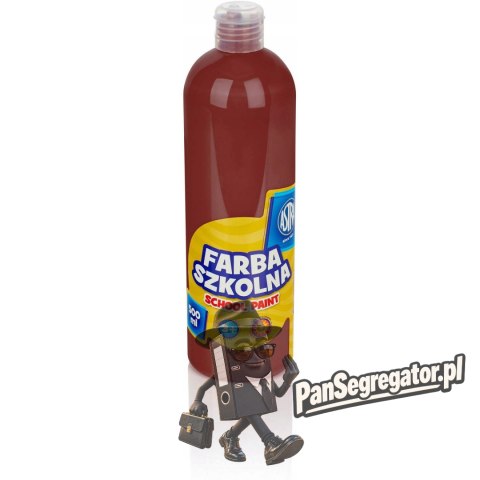 Farba plakatowa szkolna 500ml brązowa 301109006 ASTRA