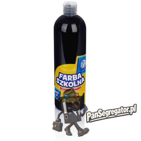 Farba plakatowa szkolna 500ml czarna 83410905 ASTRA