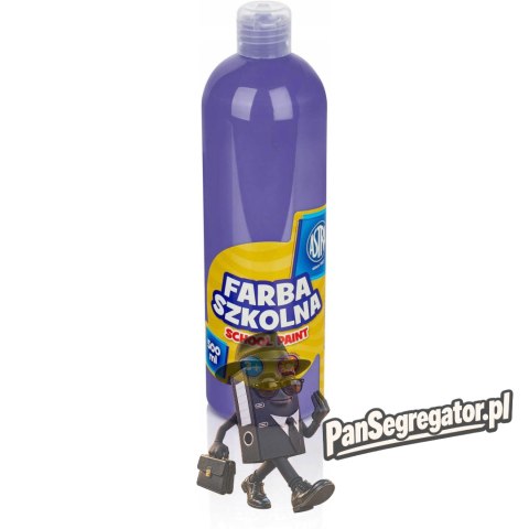 Farba plakatowa szkolna 500ml fioletowa 301112005 ASTRA