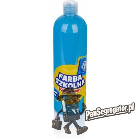 Farba plakatowa szkolna 500ml niebieska 83410900 ASTRA