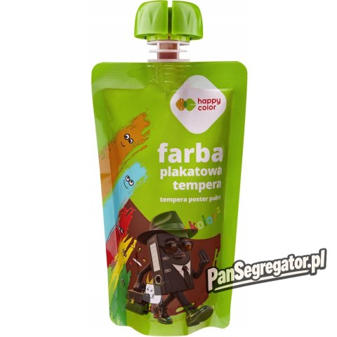 Farba plakatowa tempera brązowa 100ml HA 3310 0100-7 HAPPY COLOR