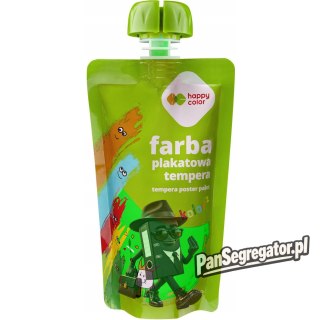 Farba plakatowa tempera neonowa zielona 100ml HA 3310 0100-03 HAPPY COLOR