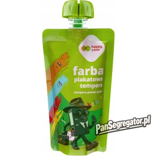 Farba plakatowa tempera zielona 100ml HA 3310 0100-5 HAPPY COLOR