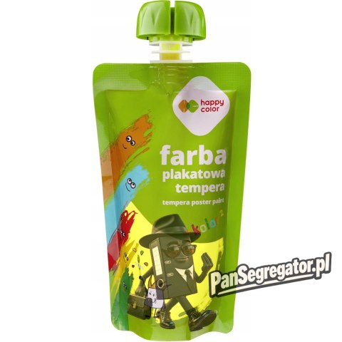 Farba plakatowa tempera żółta 100ml HA 3310 0100-1 HAPPY COLOR
