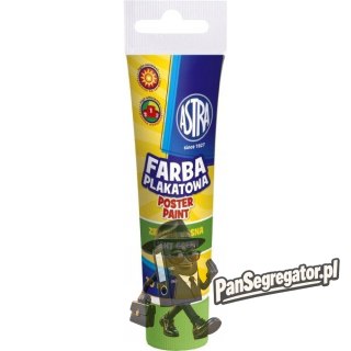 Farba plakatowa w tubkach 30ml szkolna jasna zielona 83110910 ASTRA