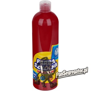 Farba plakatowa w tubkach 500ml szkolna czerwona ciemna 301217005 ASTRA