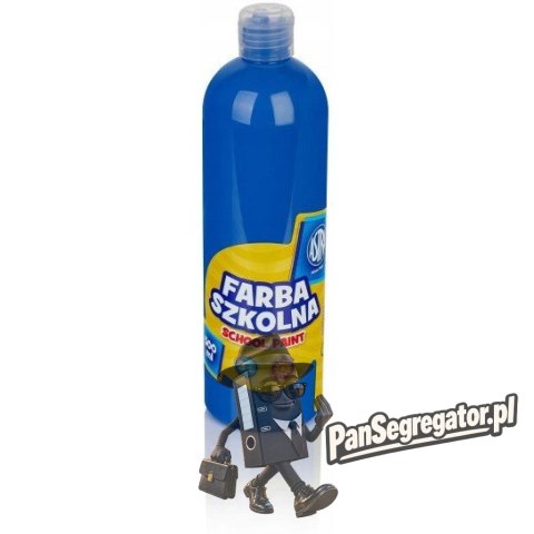 Farba plakatowa w tubkach 500ml szkolna niebieska ciemna 301109004 ASTRA
