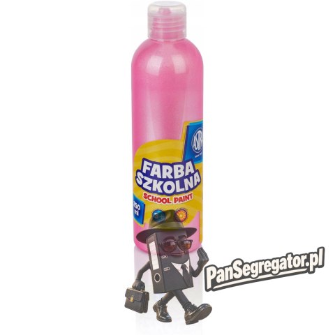 Farba szkolna 250ml perłowa różowa 301217038 ASTRA