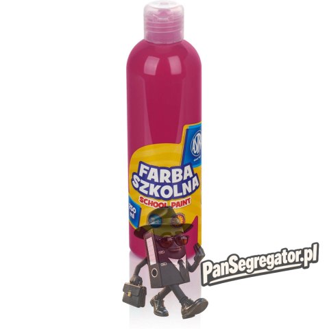 Farba szkolna Astra 250 ml - różowa 301217013 ASTRA