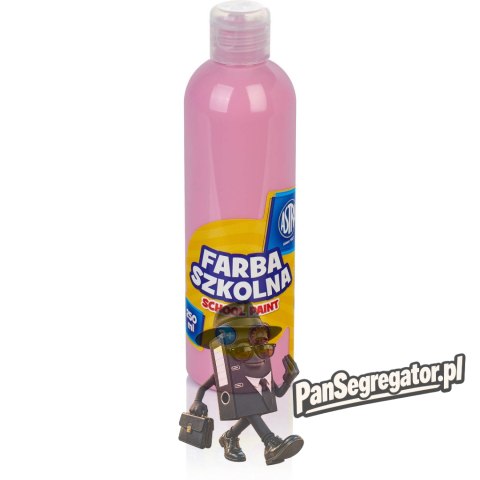 Farba szkolna Astra 250 ml - różowa jasna 301217024 ASTRA