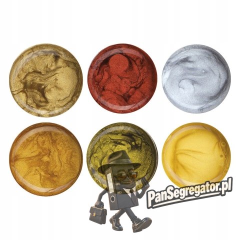 Farby METALICZNE 6 kolorów 20ml 301124003 ASTRA