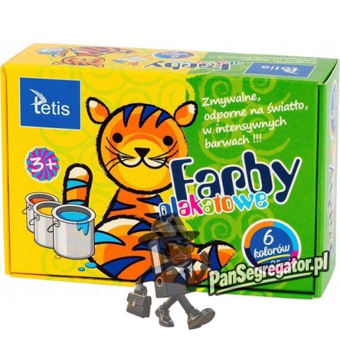 Farby plakatowe 6kol. 20ml KF001-A TETIS