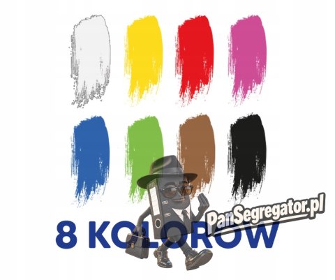 Farby plakatowe szkolne 8 kolorów 20ml zestaw 400167102 OXFORD