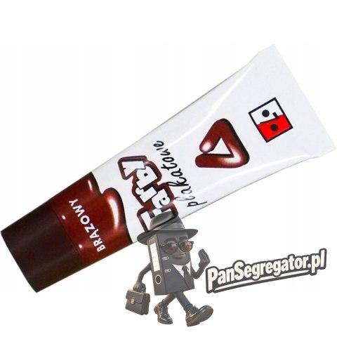 Farby plakatowe w tubach brązowa 036 JEDNOŚĆ