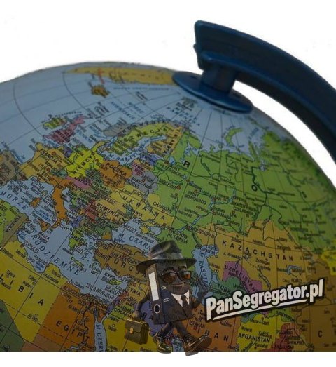 Globus 250mm podświetlany LED polityczno-fizyczny