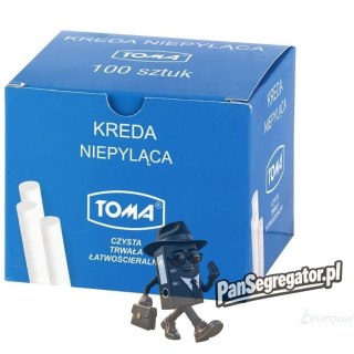 Kreda szkolna biała 100sztuk 80200 TOMA