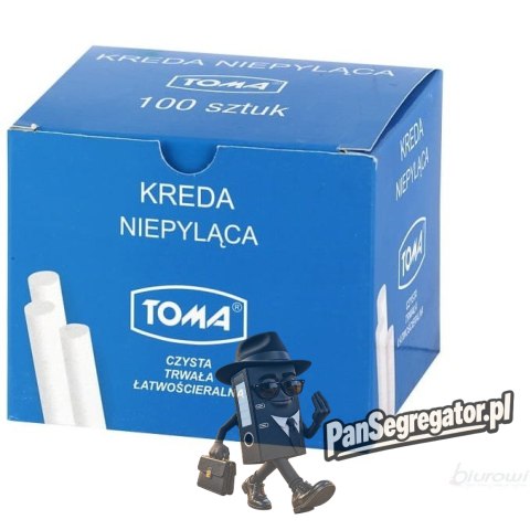Kreda szkolna biała 100sztuk 80200 TOMA