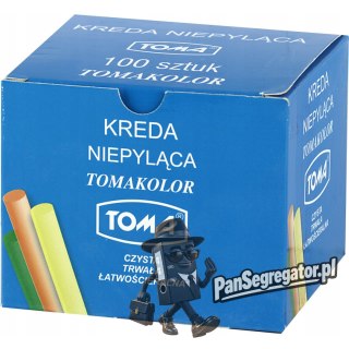 Kreda szkolna kolor 100szt. 80201 TOMA