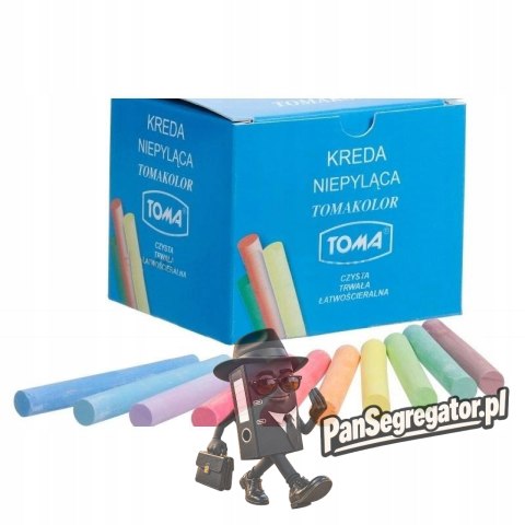 Kreda szkolna kolor 100szt. 80201 TOMA
