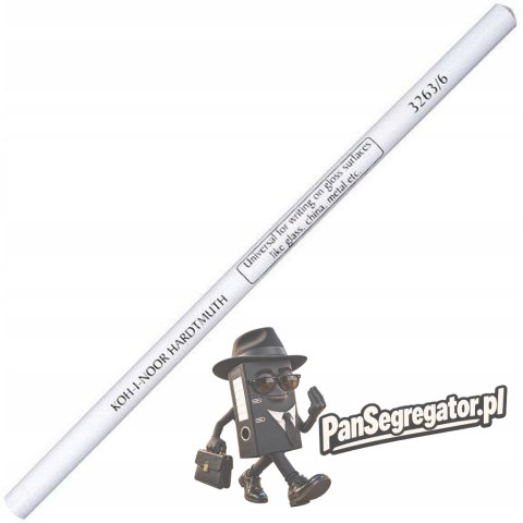Kredka DERMATOGRAF 3263/6 biała KOH-I-NOOR