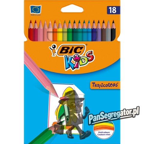 Kredki BIC Tropicolor 18kolorów 832567