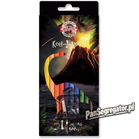 Kredki DINO 24 kol. 3594 KOH-I-NOOR