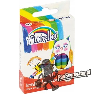 Kredki FIORELLO świecowe 16 kolorów 170-1385